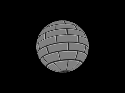 Texture mapped sphere